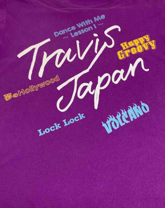 ジャニーズ IsLAND Festival Travis Japan ライブグッズ Tシャツ 紫色 ...