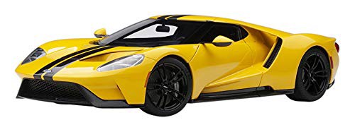 AUTOart 1/18 フォード GT 2017 イエロー/ブラック・ストライプ 完成品