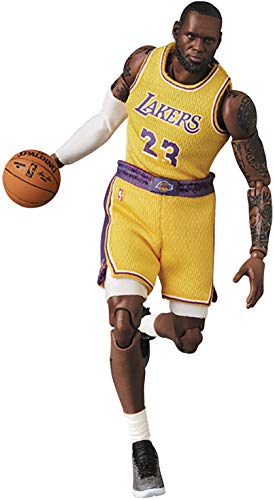 メディコム・トイ MAFEX マフェックス No.127 レブロン ジェームズ (ロサンゼルス レイカーズ) 全高約185mm 塗装済み アクションフ