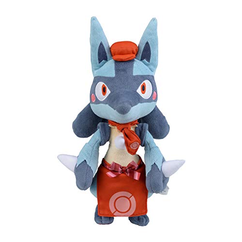 ポケモン★♥ルカリオ♥★Cafe Mix★ぬいぐるみ★ポケモンセンター 美品】ポケモンセンター ぬいぐるみ ルカリオ カフェミックス