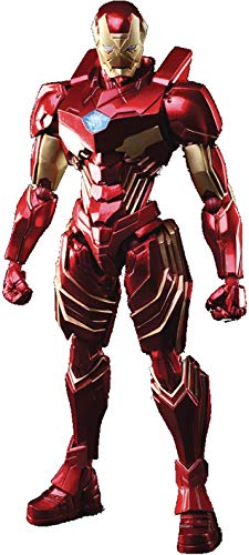 マーベル ユニバース ヴァリアント ブリングアーツ DESIGNED BY TETSUYA NOMURA アイアンマン PVC製 塗装済み可動フィギュ