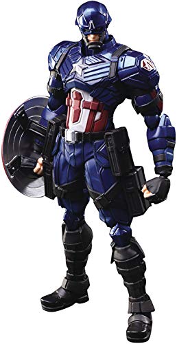 マーベル ユニバース ヴァリアント ブリングアーツ DESIGNED BY TETSUYA NOMURA キャプテン・アメリカ PVC製 塗装済み可動