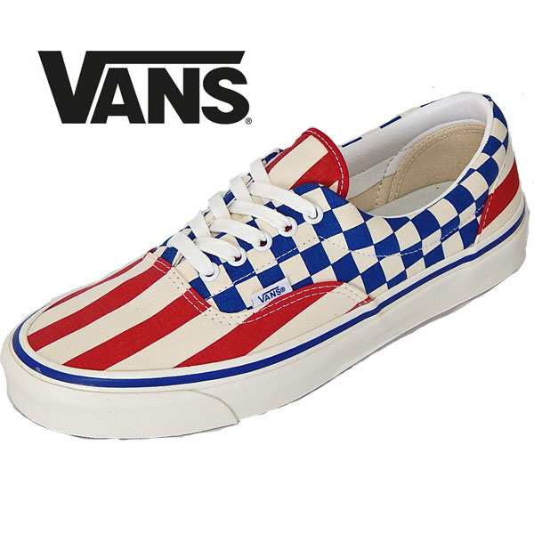 vans blue red white