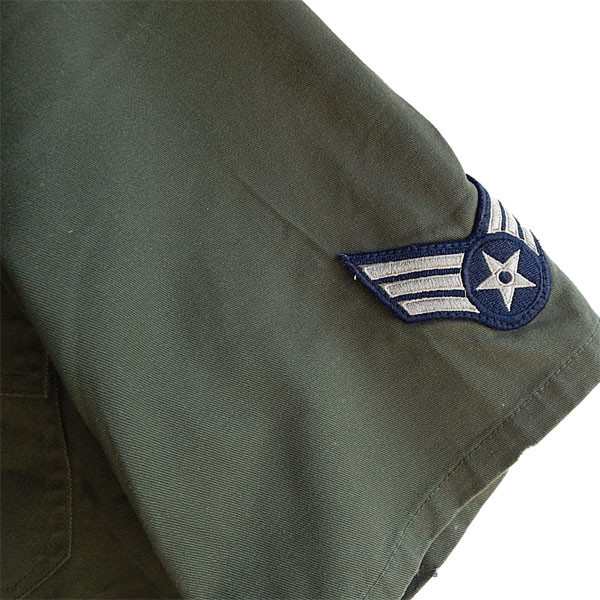 米軍 空軍 半袖シャツ ミリタリーシャツ AIRFORCE ファティーグシャツ 