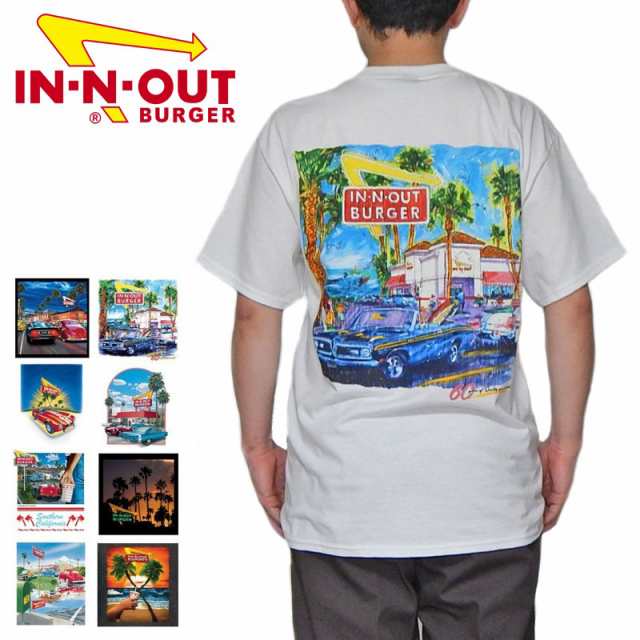 In N Out Burger Tシャツ インアンドアウト バーガー In N Out Burger ハンバーガー プリント 半袖 アメリカ 直輸入 Usaの通販はau Pay マーケット Aグレード