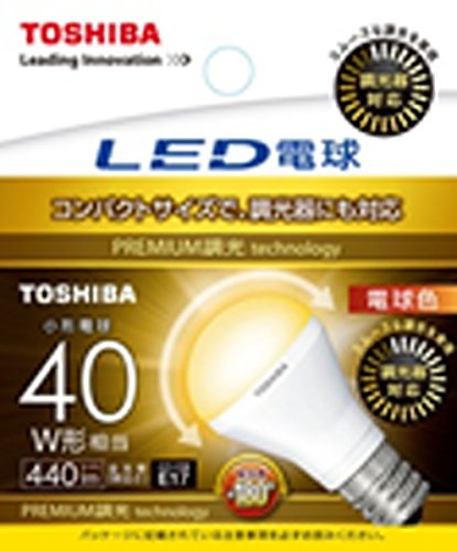 東芝ライテック Led電球 ミニクリプトン形 広配光タイプ 調光器対応 40w 電球色 Lda5l G E17 S D40wの通販はau Wowma 激安キング