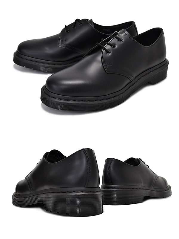 ドクターマーチン 3ホール】Dr.Martens 1461 3EYE GIBSON MONO BLACK