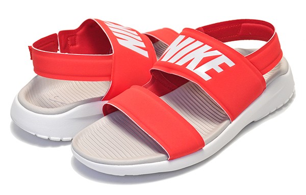 nike tanjun sandals red