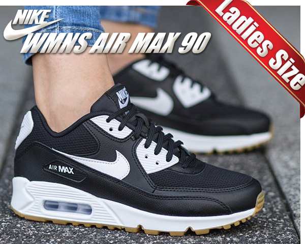 air max 90 black white gum