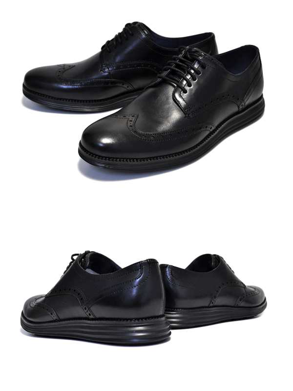 【コールハーン オリジナル グランド ショートウィング】COLE HAAN ORIGINAL GRAND SHWNG  black/black【ビジネスシューズ｜au PAY マーケット