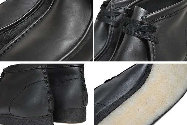 【クラークス ワラビー ブーツ】CLARKS WALLABEE BOOT BLACK LEATHER 26155512 ブラック レザー メンズ  ワラビー アンクルブーツ｜au PAY マーケット