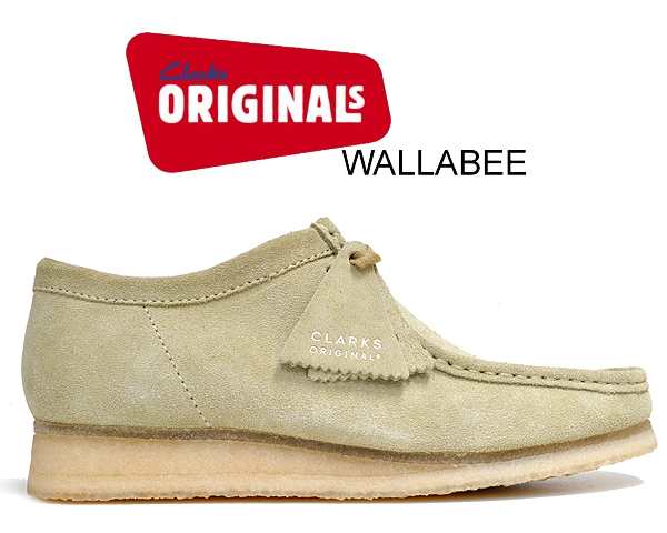 クラークス ワラビー】CLARKS WALLABEE MAPLE SUEDE 26155515 モカシン