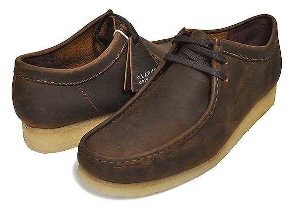 クラークス ワラビー】CLARKS WALLABEE BEESWAX 26156605 ビーズ