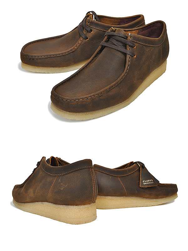 クラークス ワラビー】CLARKS WALLABEE BEESWAX 26156605 ビーズ