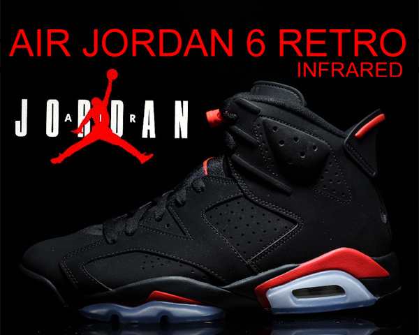 nike jordan 6 black infrared