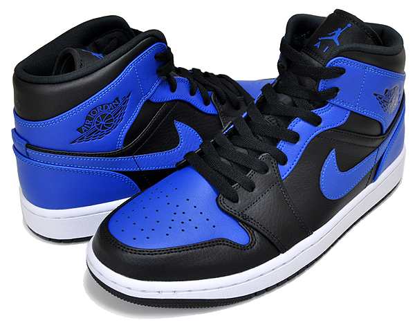 ナイキ エアジョーダン 1 ミッド Nike Air Jordan 1 Mid Black Hyper Royal White 077 スニーカー Aj1 ハイパーロイヤル ブラの通販はau Pay マーケット Ltd Online