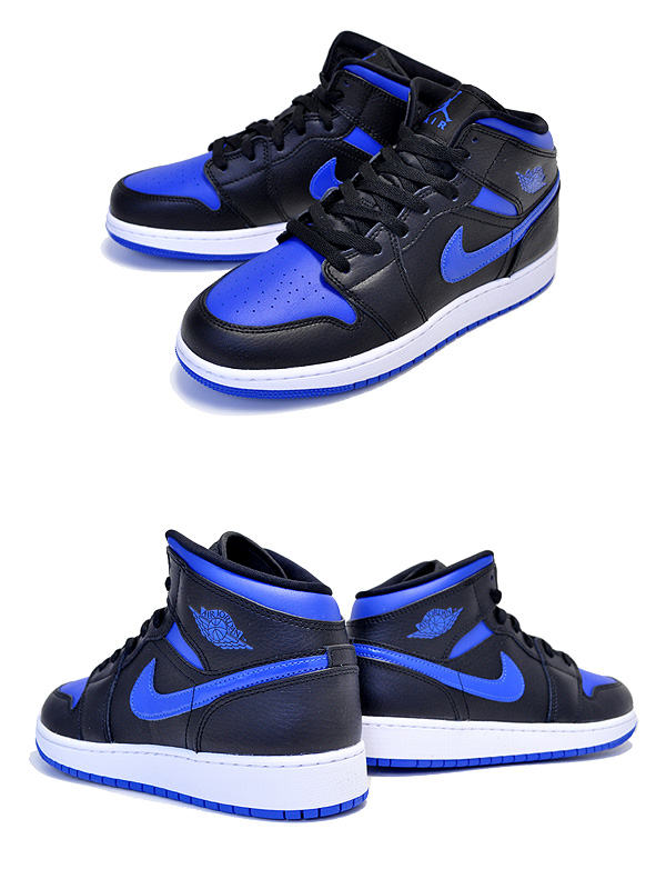 air jordan 1 mid gs royal white