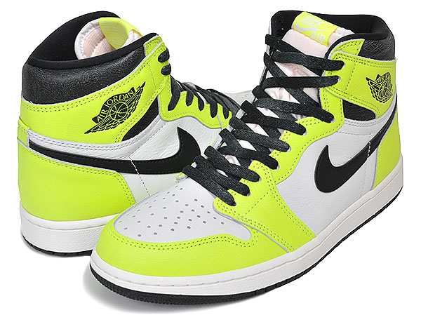 【ナイキ エアジョーダン 1 レトロ ハイ オージー】NIKE AIR JORDAN 1 RETRO HIGH OG volt/black-sail  555088-702 AJ1 ボルト ブラック ｜au PAY マーケット