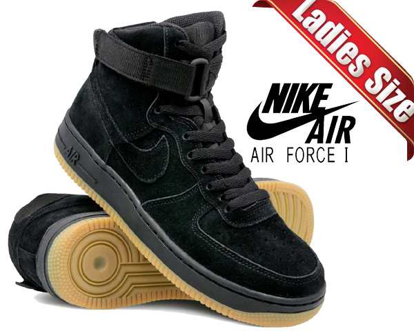 ナイキ エア フォース 1 ハイ レディース Nike Air Force 1 Hi Lv8 Gs Black Black Gum Light Brown 002 Af1 High Suede スの通販はau Pay マーケット Ltd Online