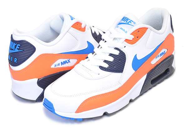 air max 90 white blue orange