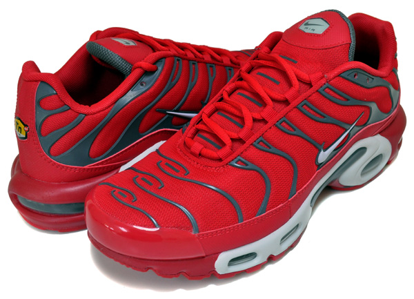nike air max plus university red pure platinum