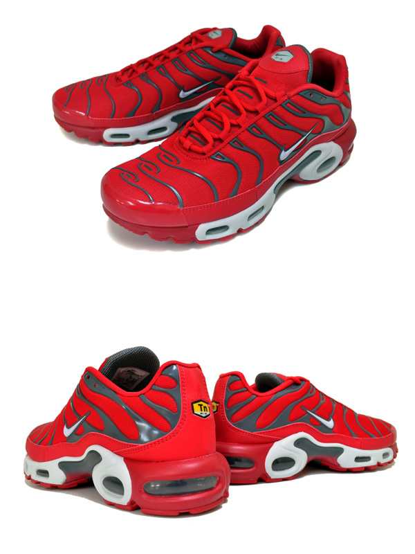 nike air max plus university red pure platinum