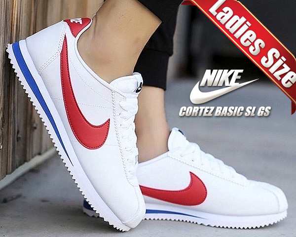 ナイキ コルテッツ ベーシック ガールズ】NIKE CORTEZ BASIC SL(GS ...