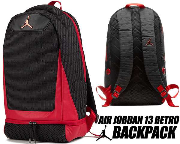 jordan 13 backpack black