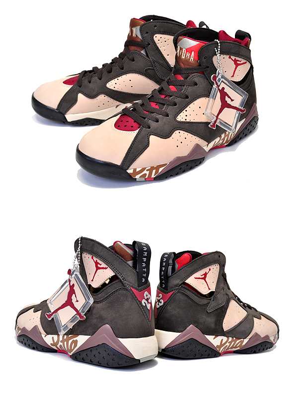 ナイキ エア ジョーダン 7 パタ Nike Air Jordan 7 Retro Patta Shimmer Tough Red Velvet Brown At3375 0 スニーカー パタ レトロの通販はau Pay マーケット Ltd Online