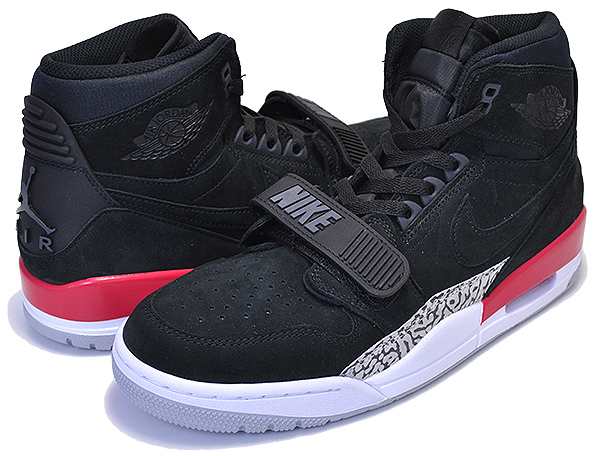 air jordan legacy 312 black and red