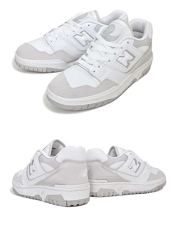 ニューバランス 550】NEW BALANCE BB550NCB width D WHITE/GRAY ...