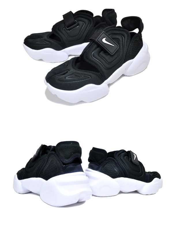ナイキ ウィメンズ エア アクア リフト Nike Wmns Aqua Rift Black White White Cw7164 001 スニーカー ブラック レディース 厚底 足の通販はau Pay マーケット Ltd Online