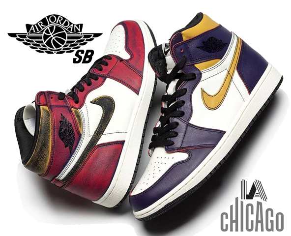 nike sb air jordan 1 high og la to chicago