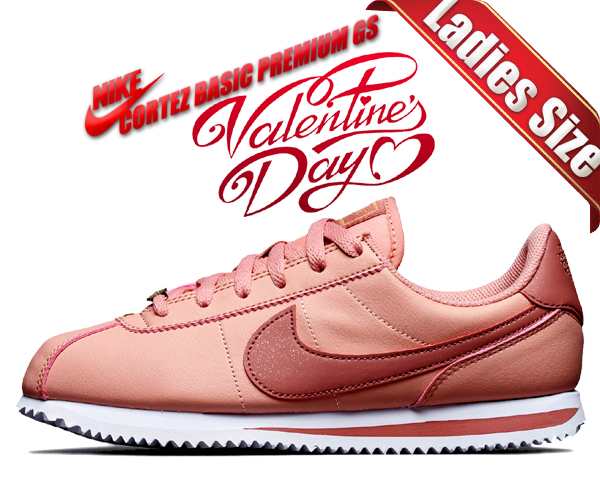 ナイキ コルテッツ ベーシック プレミアム ガールズ バレンタイン Nike Cortez Basic Premium Gs V Day Pink Quartz Canyon Pink Cdの通販はau Pay マーケット Ltd Online