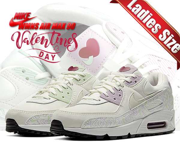 ナイキ ウィメンズ エアマックス 90 バレンタイン デイ Nike Wmns Air Max 90 Vday Summit White Ci7395 100 スニーカー レディース Aの通販はau Pay マーケット Ltd Online