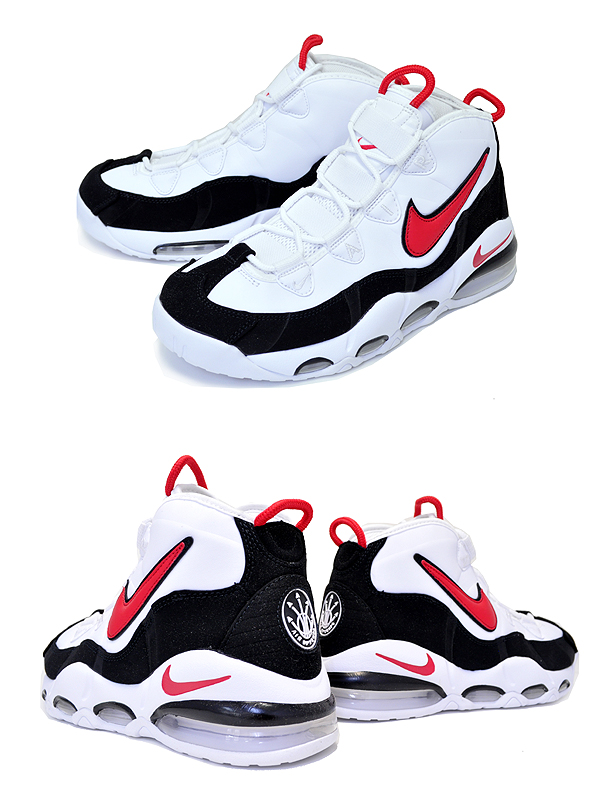 air max uptempo 95 white red black