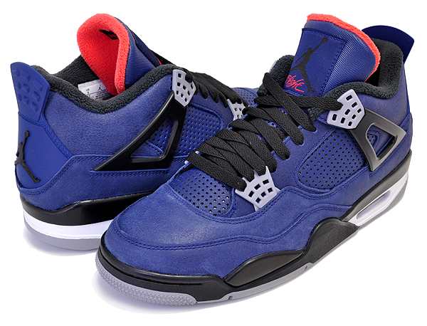 nike air jordan 4 retro blue and white