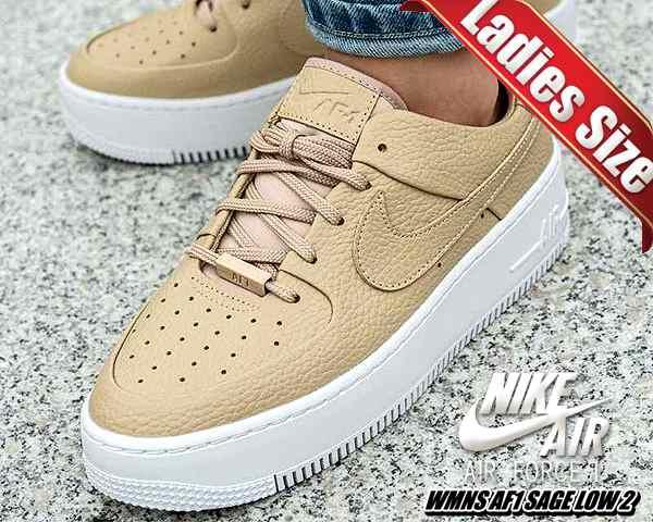 ナイキ ウィメンズ エアフォース 1 セイジ ロー 2 Nike Wmns Af1 Sage Low 2 Desert Ore Desert Ore White Ct0012 0 スニーカー レの通販はau Pay マーケット Ltd Online