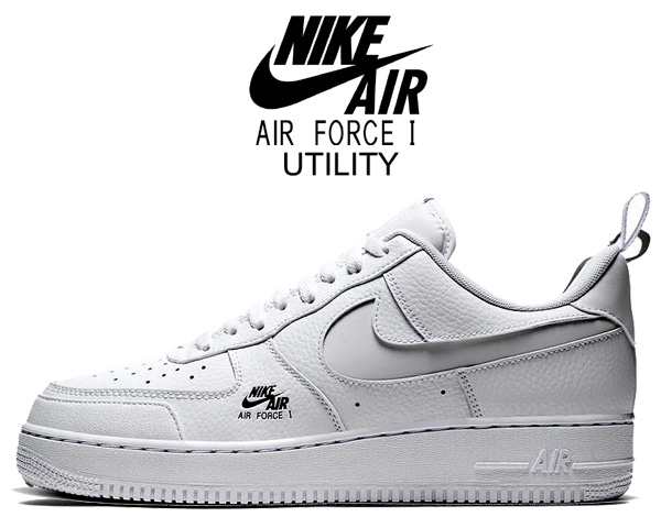 nike air force 1 utility white and grey