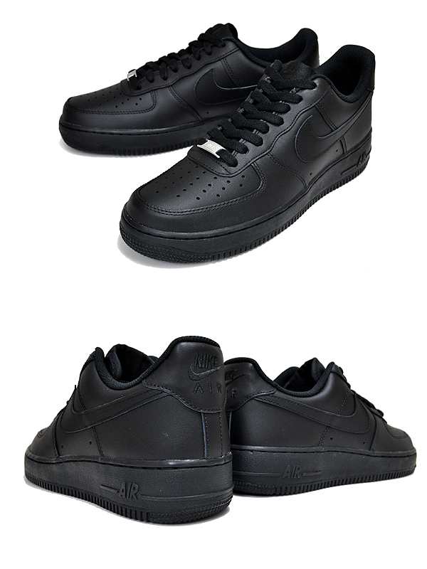 【ナイキ エアフォース 1 '07】NIKE AIR FORCE 1 07 black/black cw2288-001 スニーカー ブラック AF1  LOW 黒 メンズ エア フォース ワン｜au PAY マーケット