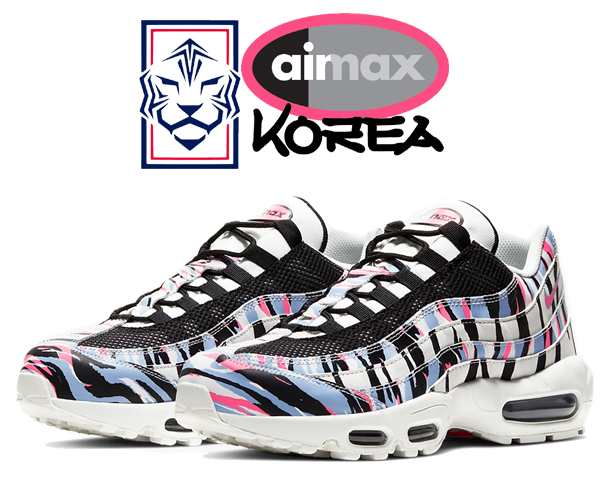 ナイキ エアマックス 95 Nike Air Max 95 Country Pack Korea Summit Wht Black Royal Tint Cw2359 100 スニーカー Am95 韓国 の通販はau Pay マーケット Ltd Online