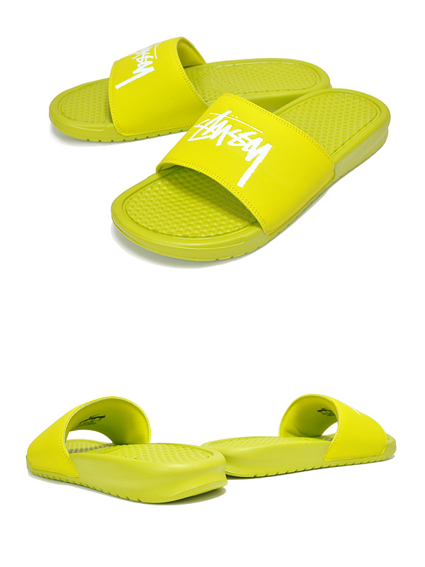ナイキ ベナッシ ステューシー Nike Benassi Stussy Bright Cactus White Cw2787 300 サンダル スライド イエローの通販はau Pay マーケット Ltd Online