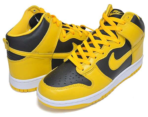 ナイキ ダンク ハイ SP】NIKE DUNK HI SP IOWA black/varsity maize