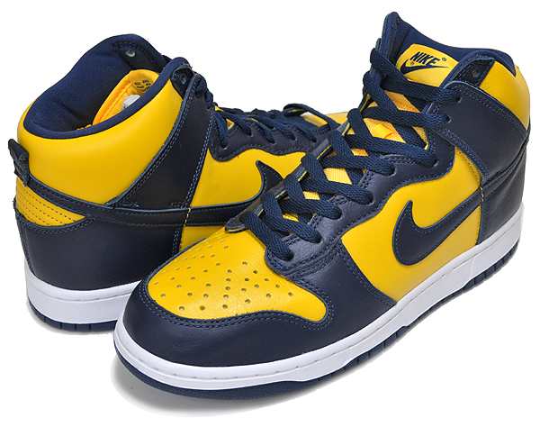 ナイキ ダンク ハイ SP】NIKE DUNK HI SP MICHIGAN varsity maize