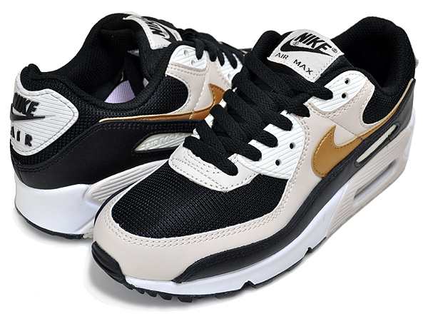 ナイキ ウィメンズ エアマックス 90 Nike Wmns Air Max 90 Black Metallic Gold Db9578 001 スニーカー レディース ブラック メタリッの通販はau Pay マーケット Ltd Online