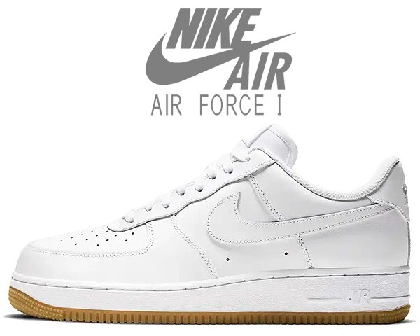 ナイキ エアフォース 1 '07】NIKE AIR FORCE 1 07 white/wht-gum light