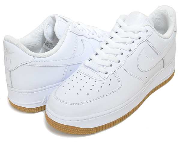 Air force 1 outlet white brown gum