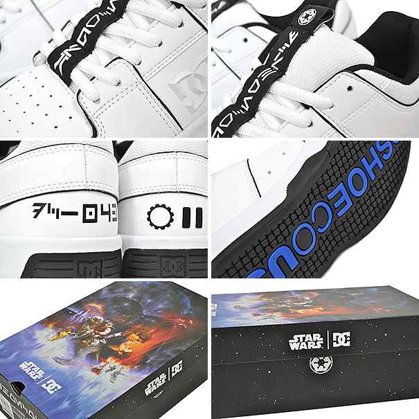 【ディーシーシューズ × スターウォーズ リンクスゼロ】DC SHOES STAR WARS LYNX ZERO WHITE/BLACK/BLUE  dm222103-ibb ADYS100726 スト｜au PAY マーケット