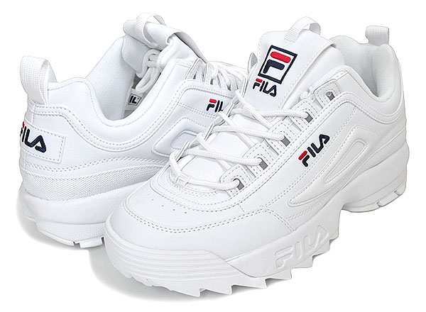 フィラ ディスラプター 2】FILA DISRUPTOR II WHITE/WHITE f0540-0001