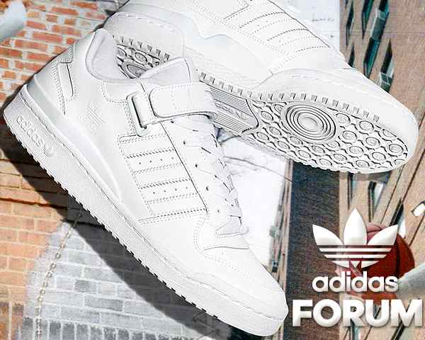 アディダス フォーラム ロー】adidas FORUM LOW FTWWHT/FTWWHT/FTWWHT